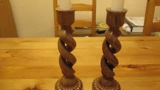 Hollow Spiral Candle Holder, Part 1