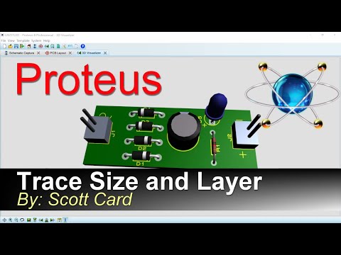 Change Proteus Trace Size and Layer for Auto Router
