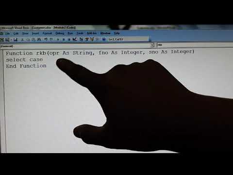 # select case # parameters in vb/vba # using operator as an argument #Rohan sir