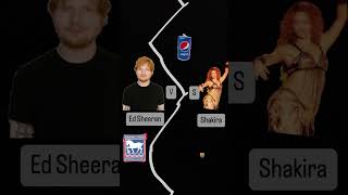 #shakira vs #ed sheeran