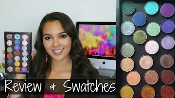 MAKEUP GEEK FOILED EYESHADOW SWATCHES | All 20 Shades