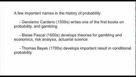 Probability, Odds and Gambling