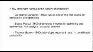 Probability, Odds and Gambling
