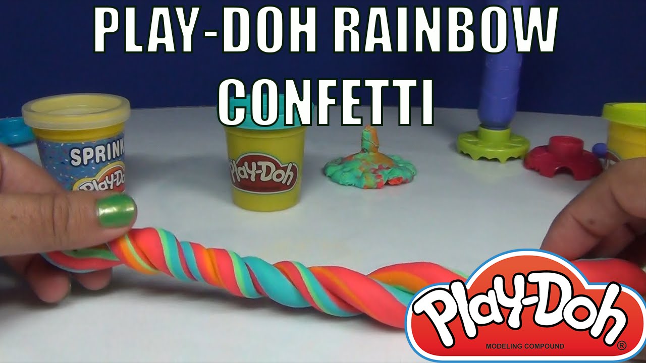 Play-Doh Super Tools Set Unboxing. Make Rainbow Confetti Unicorn Confetti - YouTube