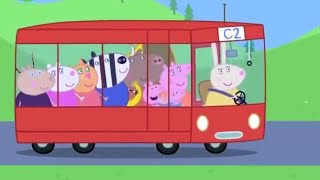 Peppa Pig English Episodes | Wheels on the Bus Song for Kids  Peppa Pig Official