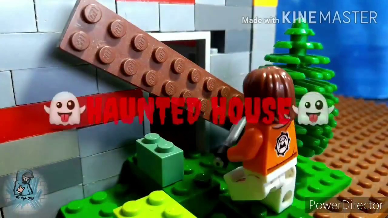 lego haunted house stop motion