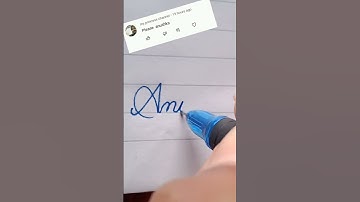 Anushka name write in cursive writing #writing#cursive#anushka#improve#short