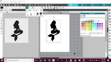 TRACING A GOOGLE IMAGE IN SILHOUETTE