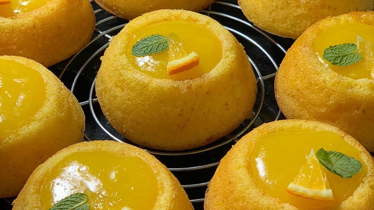 Recette de mini cakes à la crème de l'orange 🍊🍊🍊