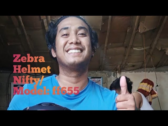 Unboxing Zebra Helmet Nifty/ Model: Zebra FF655 PLAIN/ Version: M-Black