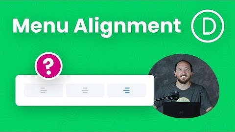 How To Align The Divi Theme Builder Menu Module To The Right, Left, or Center On Any Device