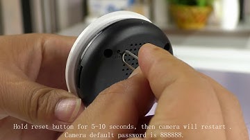 How to Reset VStarcam IP Camera G96 to Factory Default