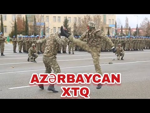 Xüsusi Təyinatlılardan (XTQ) möhtəşəm əlbəyaxa döyüş nümayişi (Azerbaijan Special Forces)