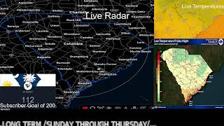 Live Forecast and Radar for 5/31/2024 for South Carolina