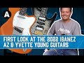 Premier aperu de la nouvelle srie ibanez az 2022 et de la guitare ibanez yy20 yvette young signature 