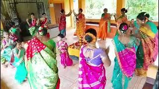 भोंडला नवरात्रीनिमित्त पटकी देवी महिला मंडळ सापळेवाडी 