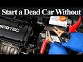 3 easy tricks to start a dead car  without jumper cables