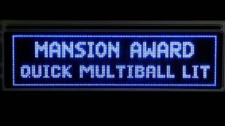 Addams Family Pinball LED DMD Screen Shots