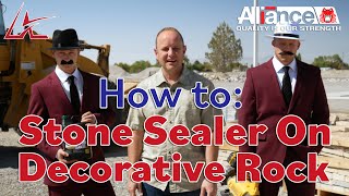 Adobe Rock How-to: Stone Sealer on Decorative Rock