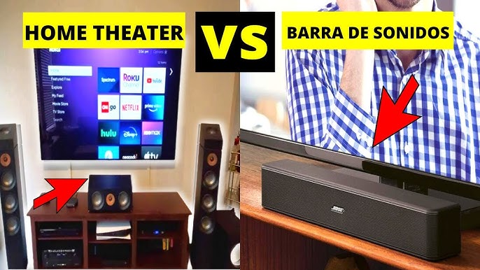 Home cinema o barra de sonido? Escoge el sistema de audio ideal