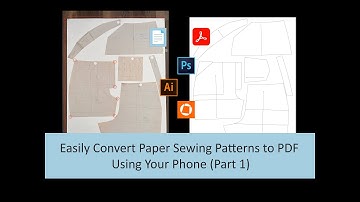 How to digitize the Paper Sewing Patterns Using Your Phone Camera - Part 1