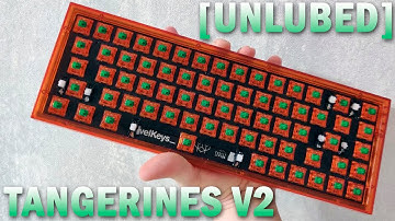 C3Equalz Tangerine V2 [NOT LUBED] // Typing sound test Linear Tangerine V2 Switches
