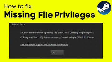 Steam Missing File Privileges Fix | Resolve 