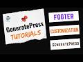 How to Customize Your Footer in GeneratePress