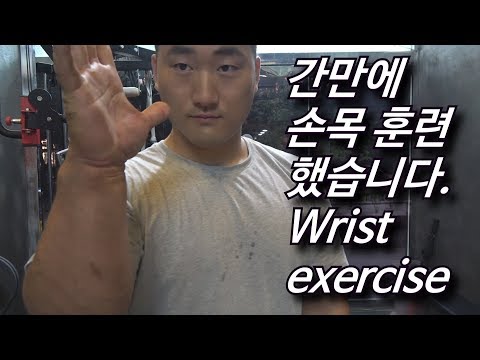 팔씨름 손목 훈련 리스트컬