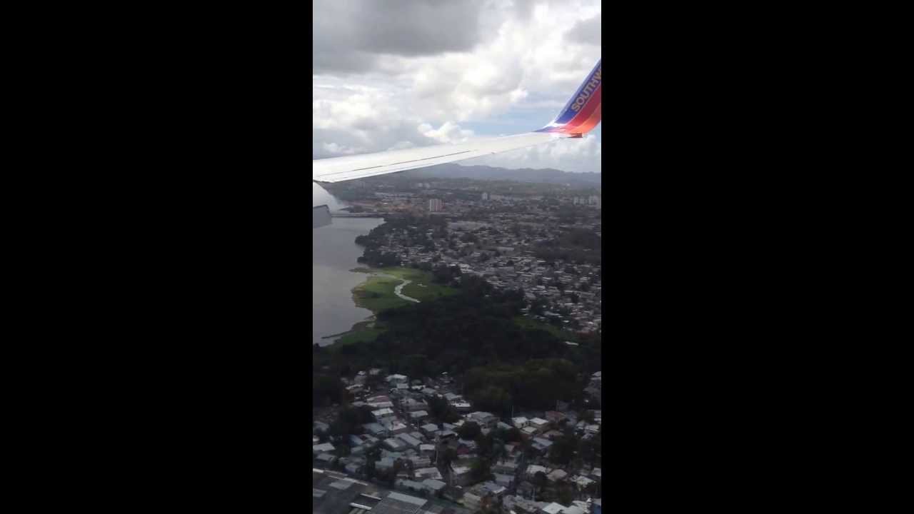 Landing of the first Southwest flight to San Juan, Puerto Rico YouTube