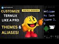Customize Termux Like a Pro – Install Banner, Themes &amp; Aliases!