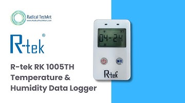 R-tek RK-1005TH Temperature & Humidity Data Logger | Internal Sensor | Unboxing & Demo