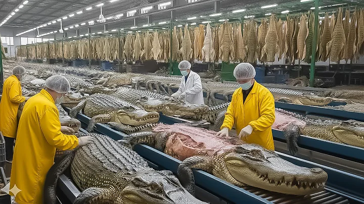 Inside the Crocodile: Leather Factory: From Farm to Luxury Item | Full Process