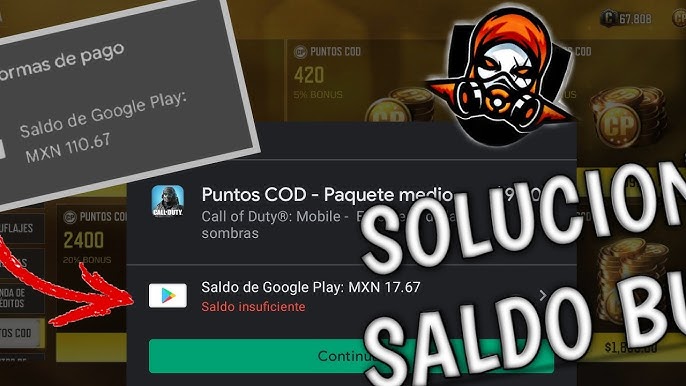 Sam's Store - Ya tenemos las Recargas de puntos CP para COD Mobile. Para tu  Pase de Batalla! Si lo juegas en dispositivo Android, este es nuestro nuevo  método de recarga. No