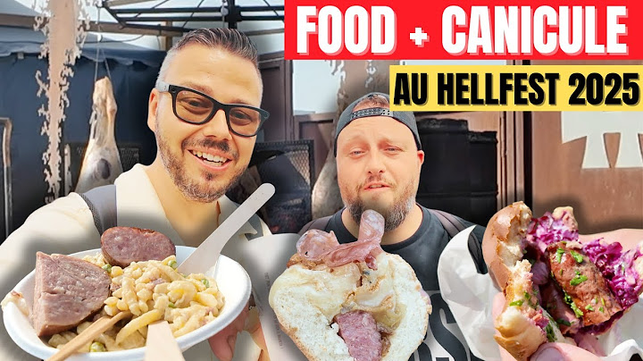 🔥 On teste TOUTE la FOOD ULTRA FAT du HELLFEST… malgré la CANICULE !