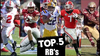 2020 NFL Draft Prospect Rankings: Running Backs | Blitzalytics Top 5 Draft Prospect Series
