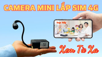 camera mini siêu nhỏ  Dùng Sim 4G HQ7 xem từ xa qua điện thoại fun HD