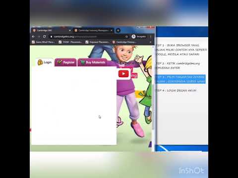 How to login to CAMBRIDGE Learning Management System - (Indonesian Version)