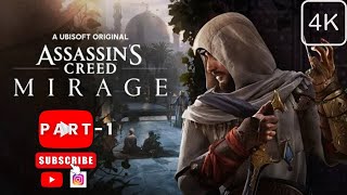 ASSASSIN'S CREED MIRAGE gameplay Part 1 FULL GAME - No Commentary