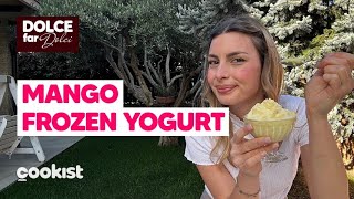 FROZEN YOGURT AL MANGO: la merenda golosa con soli 3 INGREDIENTI