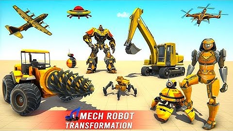 Mech Robot Transforming Game _ Trò Chơi Siêu ô tô Robot biến Hình _ Android gameplay