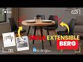 Video de Mesa Comedor Estilo Nórdico Loft Madera Roble Nordish y Blanco 160x100 cm