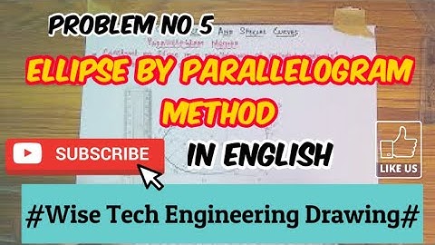 Ellipse by Parallelogram method (English)