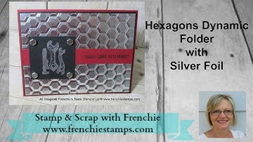 Hexagons Dynamic with Silver Foil
