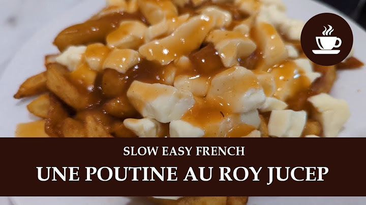 UNE POUTINE AU ROY JUCEP - Intermediate Quebec French with Subtitles | Frenchpresso