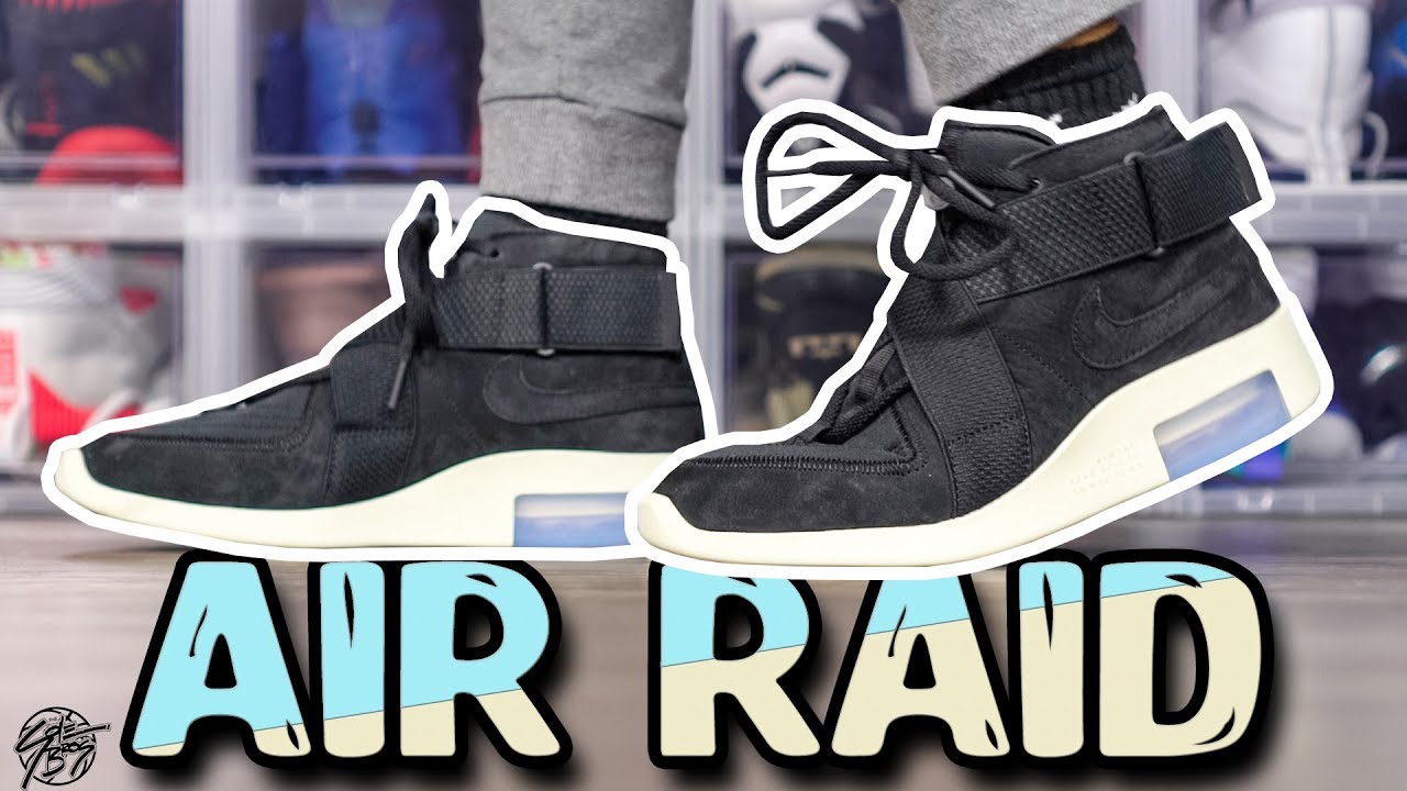 Nike Air Fear of God Raid Light Bone & Black: Review & On-Feet 