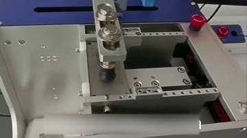 Automatic Nameplate Laser Marking Machine working video