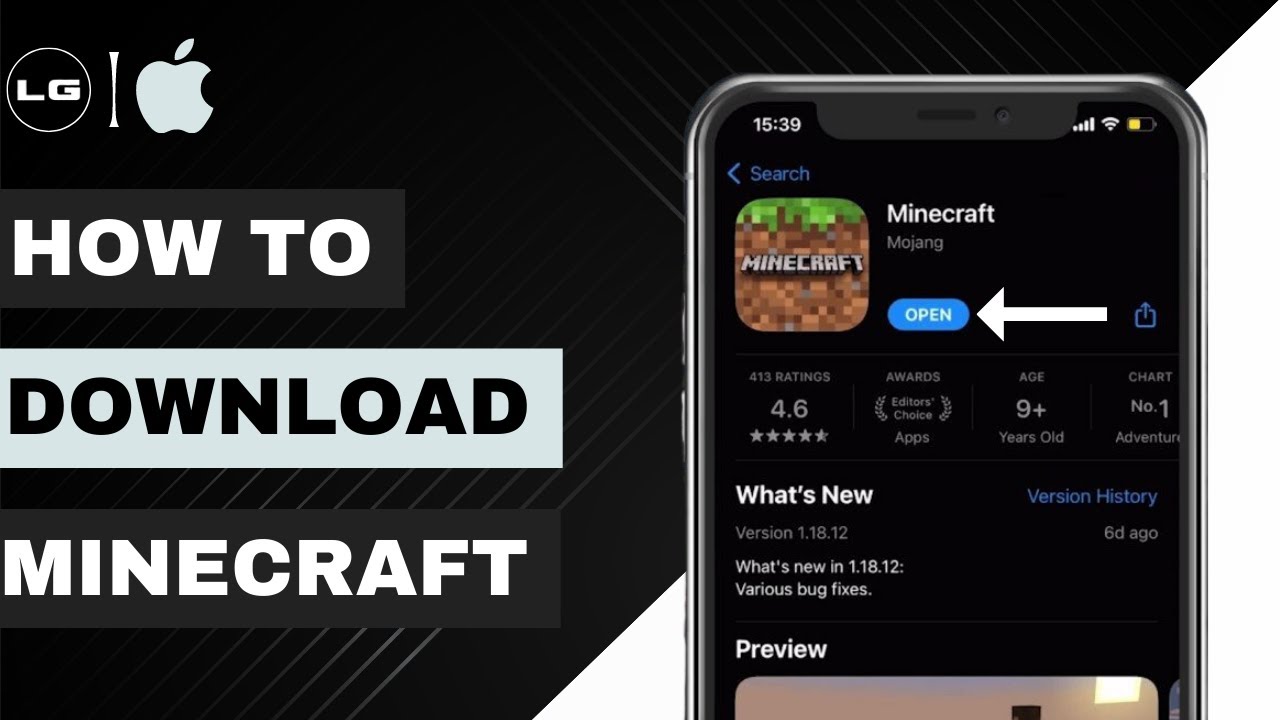 COMO BAIXAR MINECRAFT, DE GRAÇA NO IPHONE, 2023 📱🔥🔥 #minecraft #j, Minecraft