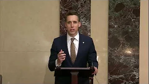 Hawley Floor Speech on Senate Passage of Bill Bann...