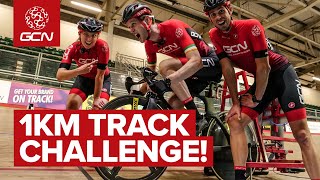 GCN Track Cycling Challenge | Velodrome Rookies Try The Kilo!